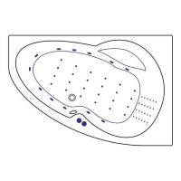 Товар: Акриловая ванна Excellent Newa 160x95 R WAEX.NEP16.NANO.CR с гидромассажем - фото 8 Акриловая ванна Excellent Newa 160x95 R WAEX.NEP16.NANO.CR с гидромассажем — фото 8, Ванны