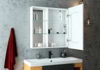 Зеркальный шкаф Континент Aperio LED 80 R МВК007 с подсветкой Белый — фото 10, Зеркальные шкафы в ванную