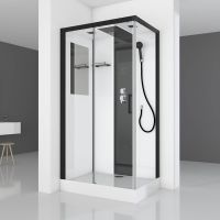 Душевая кабина Black&White Galaxy 8800110 без гидромассажа — фото 2, Душевые кабины