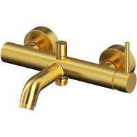 Смеситель для ванны Whitecross Y brushed gold Y1230GLB Брашированное золото — фото 1, Смесители