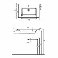Раковина Allen Brau Fantasy 72 4.11024.20 Белая — фото 3, Раковины