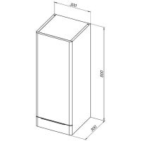 Товар: Подвесной шкаф Aquanet Ирис new 30 310155 Белый глянцевый - фото 8 Подвесной шкаф Aquanet Ирис new 30 310155 Белый глянцевый — фото 8, Мебель для ванной