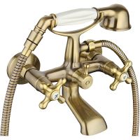 Смеситель для ванны Gappo G63-4 G3263-4 Бронза — фото 1, Смеситель для ванны
