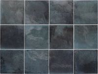 Керамическая плитка Equipe Hanoi Blue Night 30012 настенная 10х10 см — фото 1, Керамическая плитка