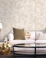 Обои Prima Italiana Colomba 80661 Винил на флизелине (1,06*10) Серый/Золото, Штукатурка — фото 2, Обои для стен