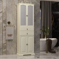 Товар: Шкаф пенал Opadiris Риспекто 60 00-00005842 Слоновая кость - фото 2 Шкаф пенал Opadiris Риспекто 60 00-00005842 Слоновая кость — фото 2, Мебель для ванной