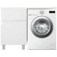 Тумба с раковиной Эстет Dallas Luxe 100 L ФР-00002315 Белая — фото 1, Тумбы с раковиной