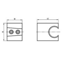 Держатель ручного душа Migliore Ricambi 20070 Хром — фото 3, Душевое оборудование. Душевая программа