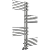 Водяной полотенцесушитель Terminus Европа П24 70х1200 4670078530622 Хром, нижнее подключение, G 1/2" ВР, с комплектом вентилей — фото 1, Водяные полотенцесушители