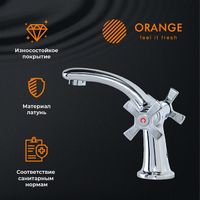 Смеситель для раковины Orange Kristi M33-021cr Хром — фото 8, Смесители для раковины