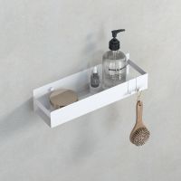 Металлическая полка Boheme Q 10965-MW Белая матовая — фото 4, Полки для ванной и душа