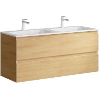 Тумба под раковину Aqwella Accent 120 ACC0112DZ подвесная Дуб золотой — фото 1, Мебель для ванной