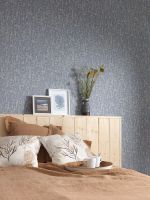 Обои Casadeco Rivage 84056334 Винил на флизелине (0,53*10,05) Синий/Бежевый, Штукатурка — фото 2, Обои для стен