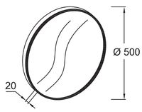 Товар: Зеркало Jacob Delafon Odeon Rive Gauche 50 EB1176-S14 Черный сатин - фото 5 Зеркало Jacob Delafon Odeon Rive Gauche 50 EB1176-S14 Черный сатин — фото 5, Зеркала в ванную комнату