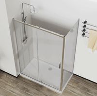 Товар: Душевой уголок Vincea City 110x90 VSR-5CT9011CL профиль Хром стекло прозрачное - фото 6 Душевой уголок Vincea City 110x90 VSR-5CT9011CL профиль Хром стекло прозрачное — фото 6, Прямоугольные душевые уголки