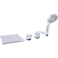 Смеситель на борт ванны Rav Slezak Dunaj Хром арт-D474.5P — фото 1, Смесители на борт ванны