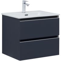 Тумба под раковину Aquanet Вега 60 329589 подвесная Маренго — фото 1, Тумбы под раковину