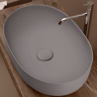 Раковина-чаша Kerasan Nolita 60 534389 Ferro Matt — фото 1, Раковины