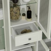 Товар: Шкаф пенал Opadiris Омега 45 R 00-00001617 Слоновая кость - фото 5 Шкаф пенал Opadiris Омега 45 R 00-00001617 Слоновая кость — фото 5, Мебель для ванной