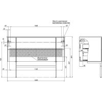 Тумба под раковину Allen Brau Reality 120 1.32008.CGM подвесная Олива матовая — фото 23, Тумбы под раковину