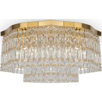 Люстра Maytoni Modern Dune DIA005CL-06G Прозрачная Золото — фото 1, Люстры