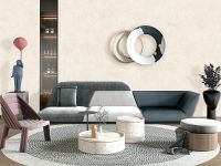 Обои Bernardo Bartalucci Bigi 5067-6 Флизелин (1,06*10) Бежевый, Штукатурка — фото 2, Обои для стен