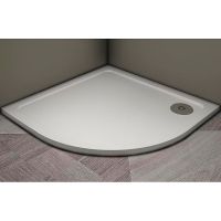 Душевой поддон из искусственного камня Veconi Tezeo TZ-10 80x80 TZ10-80PL-01-19C3 Белый глянец — фото 2, Душевые поддоны из искусственного камня