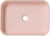 Раковина-чаша Allen Brau Fantasy 50 4.11021.SM Розовая — фото 5, Раковины накладные
