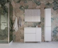 Товар: Шкаф пенал Style Line Даллас Люкс Plus 30 СС-00002235 Белый глянец - фото 6 Шкаф пенал Style Line Даллас Люкс Plus 30 СС-00002235 Белый глянец — фото 6, Мебель для ванной