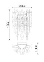 Товар: Настенный светильник Divinare Amelie 6002/01 AP-1 Прозрачный Бирюзовый Золото - фото 5 Настенный светильник Divinare Amelie 6002/01 AP-1 Прозрачный Бирюзовый Золото — фото 5, Светильники