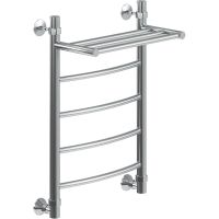 Водяной полотенцесушитель Ника Arc ЛД ВП 60/40 с полкой Хром — фото 1, Водяные полотенцесушители