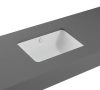 Раковина Vitra S20 55 7475B003-0618 Белая — фото 2, Раковины встраиваемые снизу