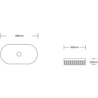 Раковина-чаша Ceruttispa 58 CR8009 9556 Белая — фото 3, Раковины