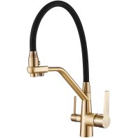 Смеситель для кухни Viko V-5532 Бронза Черный — фото 1, Смесители для кухни