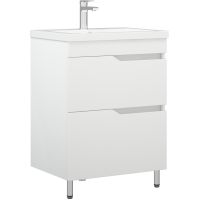 Тумба под раковину Corozo Теона 60 Z2 SD-00001441 Белая — фото 1, Тумбы под раковину