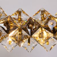 Люстра Divinare Rosalinda 7204/17 LM-12 Прозрачная Дымчатая Латунь — фото 3, Люстры