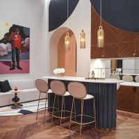 Подвесной светильник Maytoni Modern Antic MOD302PL-01CG Коньячный Золото — фото 4, Подвесные светильники