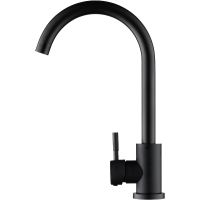 Товар: Смеситель для кухни Orange Steel M99-009b Черный матовый - фото 2 Смеситель для кухни Orange Steel M99-009b Черный матовый — фото 2, Смесители