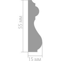 Молдинг Ultrawood U 009-2440 2440x55x15 мм — фото 3, Молдинги