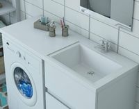 Раковина Эстет Даллас 110 R ФР-00001668 с местом под стиральную машину Белая — фото 4, Раковины на стиральную машину