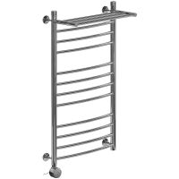 Электрический полотенцесушитель Ника Arc ЛД (Г2) ВП 100/60 с полкой Хром — фото 1, Электрические полотенцесушители