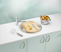 Товар: Кухонная мойка Alveus Form 10 NAT-90 FI 450 1084837 Натуральная сталь - фото 3 Кухонная мойка Alveus Form 10 NAT-90 FI 450 1084837 Натуральная сталь — фото 3, Кухонные мойки