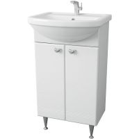 Тумба под раковину 1MarKa Story 45Н У99313 Белый глянец — фото 1, Тумбы под раковину