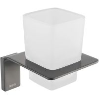 Стакан для зубных щеток Iddis Slide SLIGMG1i45 Графит — фото 1, Мыльницы