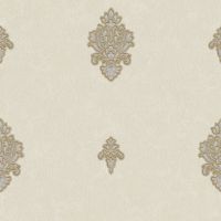 Обои Bernardo Bartalucci Gabriella 84136-3 Винил на флизелине (1,06*10,05) Серый, Дамаск — фото 1, Обои для стен