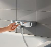Смеситель для ванны Grohe Grohtherm SmartControl 34718000 с термостатом Хром — фото 3, Смеситель для ванны