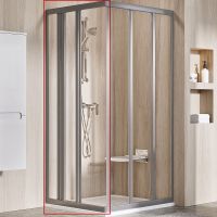 Товар: Душевая дверь Ravak Supernova ASRV3-80 198 15V40UR2Z1 профиль Сатин стекло Transparent - фото 1 Душевая дверь Ravak Supernova ASRV3-80 198 15V40UR2Z1 профиль Сатин стекло Transparent — фото 1, Раздвижные душевые двери