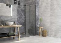 Керамическая плитка Керамин Канон 7 белый настенная 30х90 см — фото 5, Керамогранит