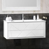 Товар: Тумба под раковину Opadiris Луиджи 120 00-00007152 подвесная Белая матовая - фото 2 Тумба под раковину Opadiris Луиджи 120 00-00007152 подвесная Белая матовая — фото 2, Мебель для ванной