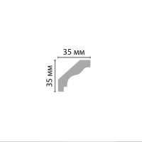 Карниз Decomaster 96230 2400x35x35 мм — фото 2, Карнизы